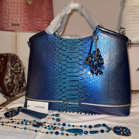 Brahmin Elaine Sapphire Ateague - Picture 4 of 4